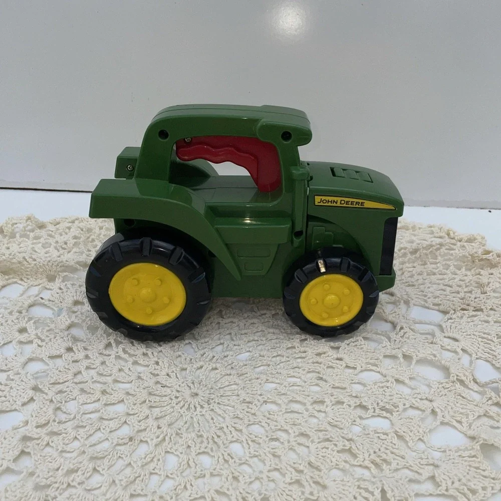TOMY John Deere Roll N Go Flashlight Toy Tractor LIGHT and SOUND Tested